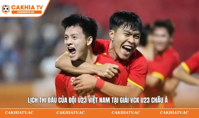 Tin Bóng Đá Việt Nam Hôm Nay - U23 Chuẩn Bị VCK Châu Á 2026 1 Lịch thi đấu của đội U23 Việt Nam tại giải VCK U23 châu Á